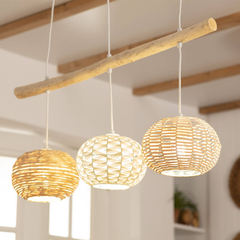 Lumexa Linfano Hanglamp Rotan en Hout