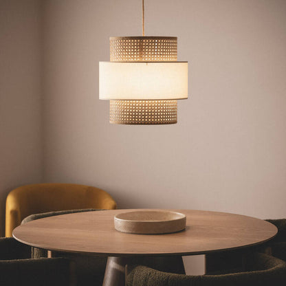 Lumexa Amaiavo Hanglamp Rotan en Stof