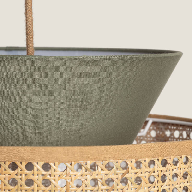 Lumexa Chularo Hanglamp Rotan en Stof