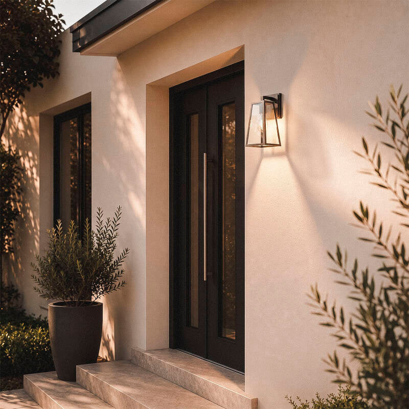 Lumexa Marlavo Buiten Wandlamp Aluminium en Glas E27