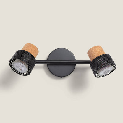 Liksaro wandlamp 2-spots detail