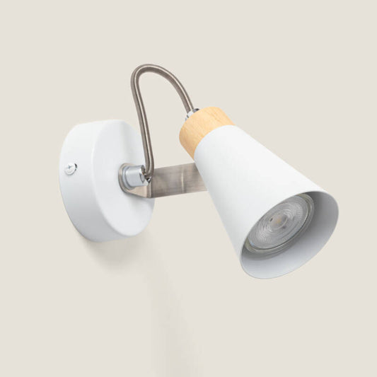 Mararo LED Wandspot Metaal en Hout
