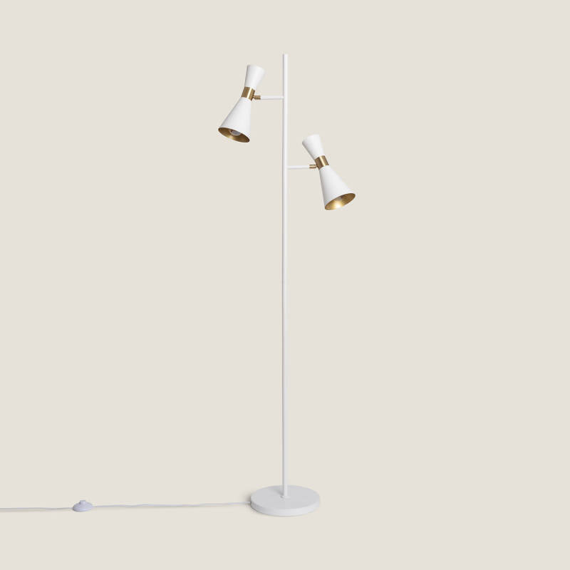 Jiggaro staande lamp 2-spots E27