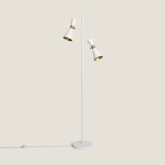 Jiggaro staande lamp 2-spots E27