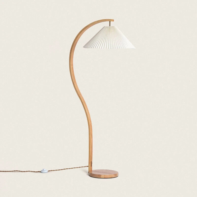 Luandaro houten staande lamp