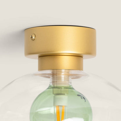 Lumexa Hassaro Plafondlamp Aluminium en Glas