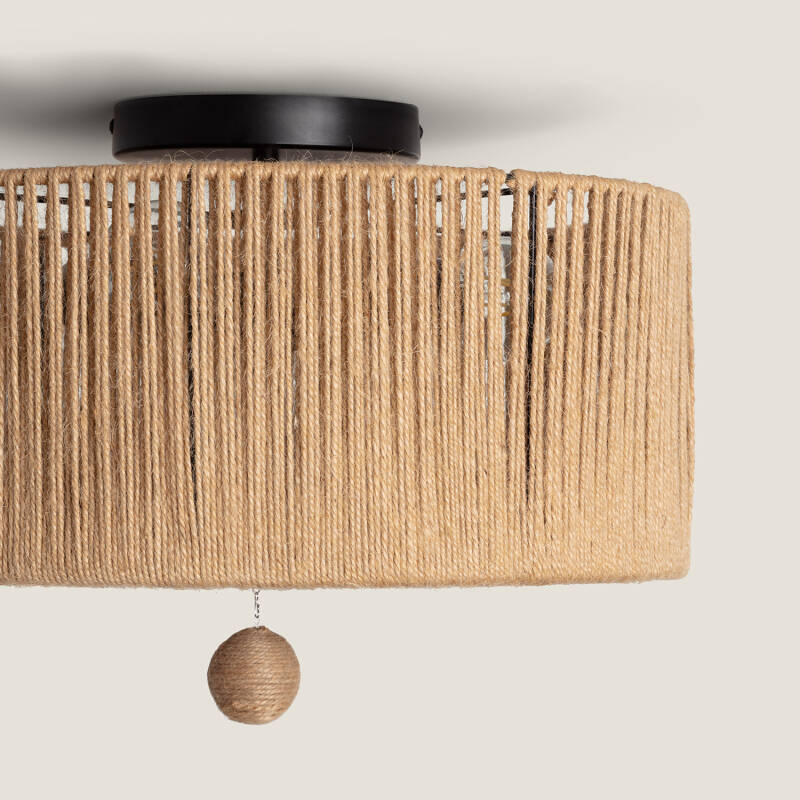 Lumexa Modiglivo Plafondlamp Natuurlijk Touw 3x E27