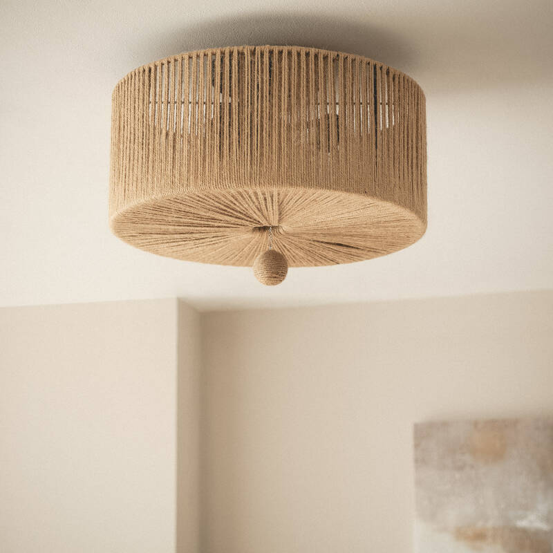 Lumexa Modiglivo Plafondlamp Natuurlijk Touw 3x E27