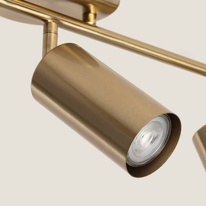 Lumexa Darielo Plafondlamp Metaal Goud 3x GU10