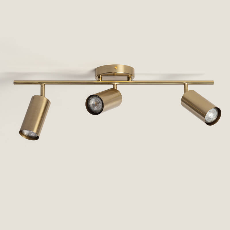 Lumexa Darielo Plafondlamp Metaal Goud 3x GU10