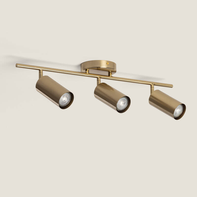 Lumexa Darielo Plafondlamp Metaal Goud 3x GU10