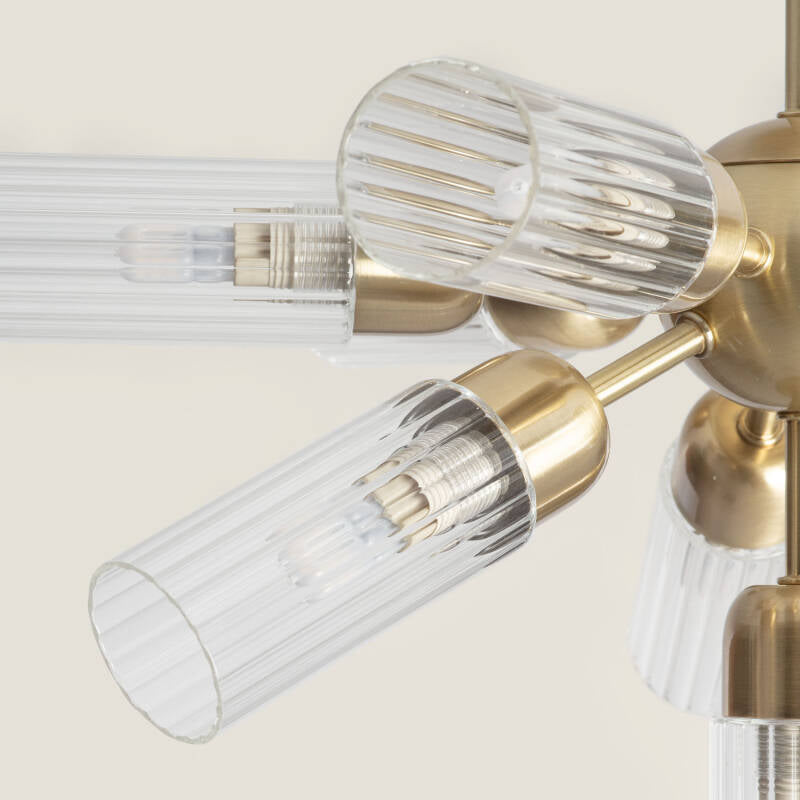 Lumexa Iraidivo Plafondlamp Metaal en Glas 10x G9
