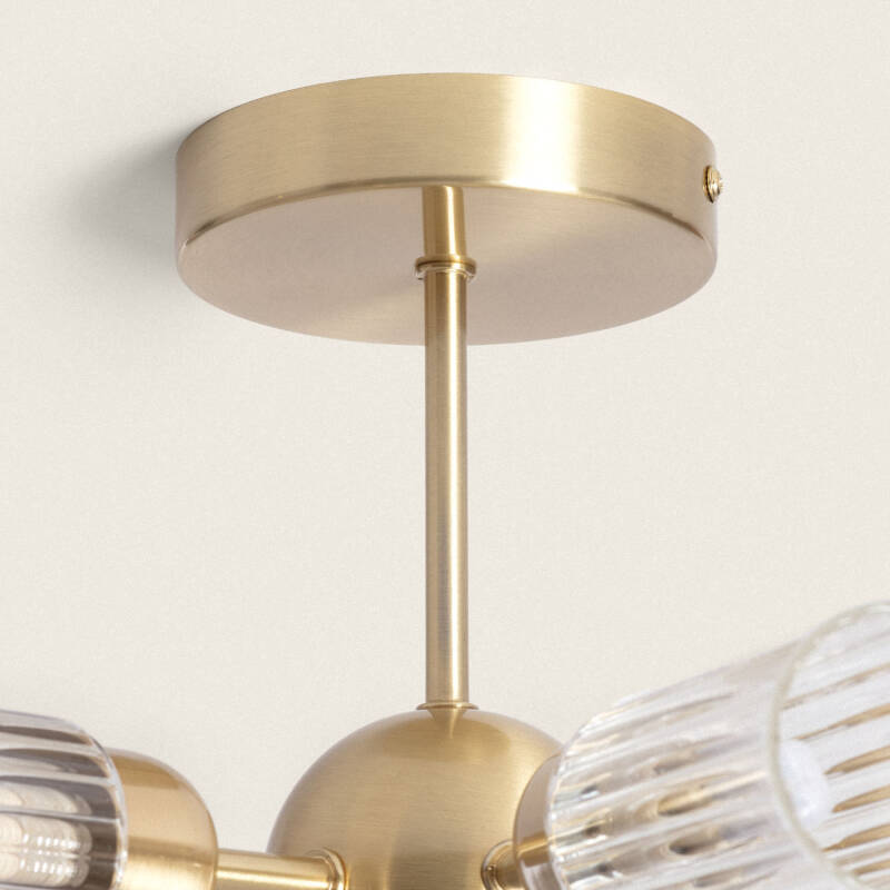 Lumexa Iraidaro Plafondlamp Metaal en Glas 6x G9