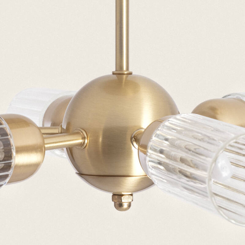 Lumexa Iraidaro Plafondlamp Metaal en Glas 6x G9
