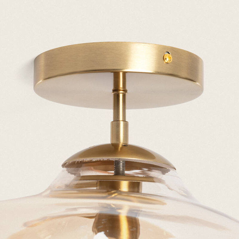 Lumexa Halycaro Plafondlamp Metaal en Glas E27