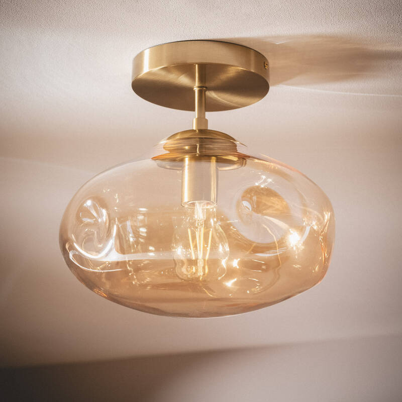 Lumexa Halycaro Plafondlamp Metaal en Glas E27
