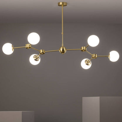 Lumexa Moonlano Plafondlamp Metaal en Glas 6x G9