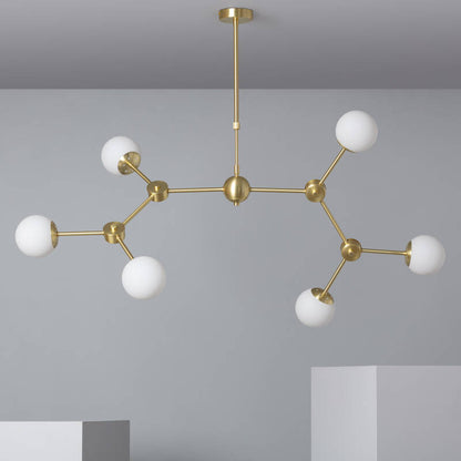 Lumexa Moonlano Plafondlamp Metaal en Glas 6x G9