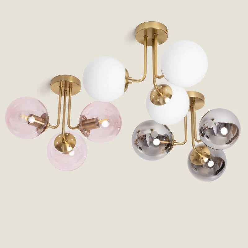 Lumexa Moontrivo Hanglamp Metaal en Glas 3-lichts