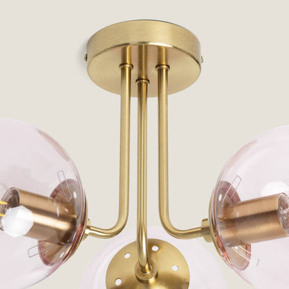 Lumexa Moontrivo Hanglamp Metaal en Glas 3-lichts