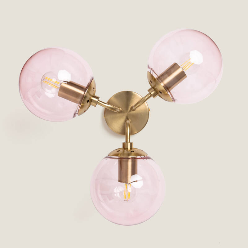 Lumexa Moontrivo Hanglamp Metaal en Glas 3-lichts
