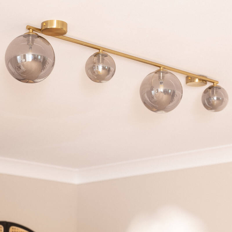Lumexa Moonivo Hanglamp Metaal en Glas 4x G9