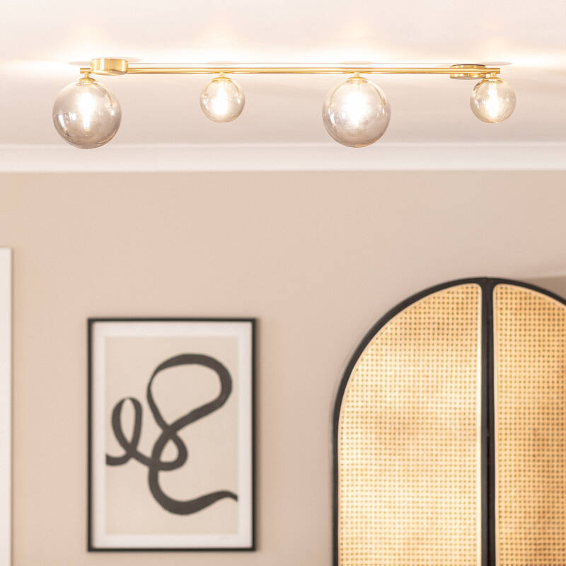 Lumexa Moonivo Hanglamp Metaal en Glas 4x G9