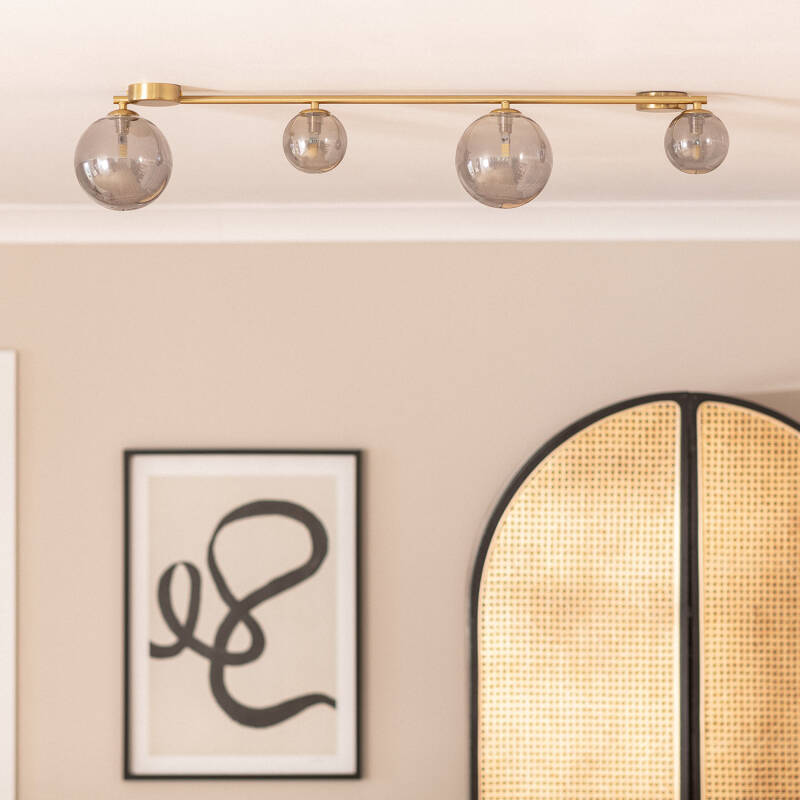 Lumexa Moonivo Hanglamp Metaal en Glas 4x G9