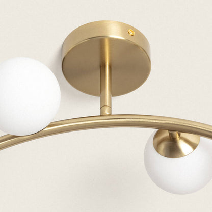 Lumexa Moonavo Plafondlamp Metaal en Glas 4x G9
