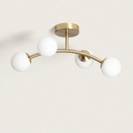 Lumexa Moonavo Plafondlamp Metaal en Glas 4x G9