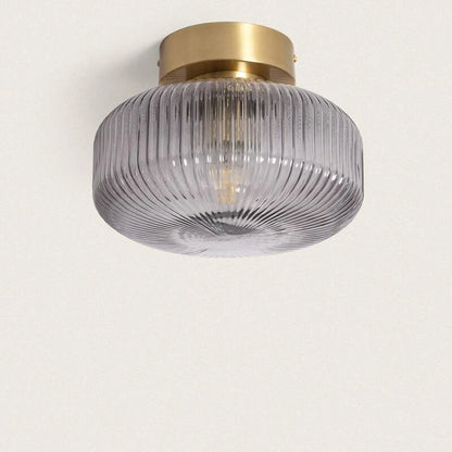 Lumexa Windsaro Plafondlamp Metaal en Glas Goud E27