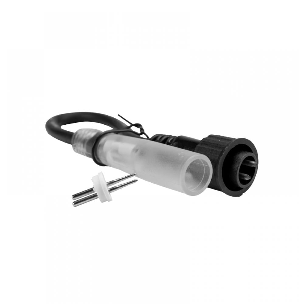 PS230 | 13mm lichtslang connector | zwart