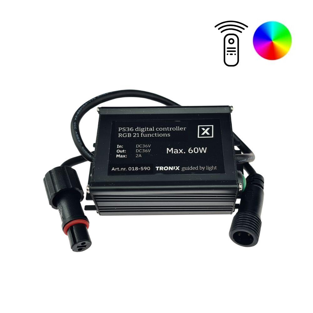 PS36 | digitaal | controller | RGB | 21 functies