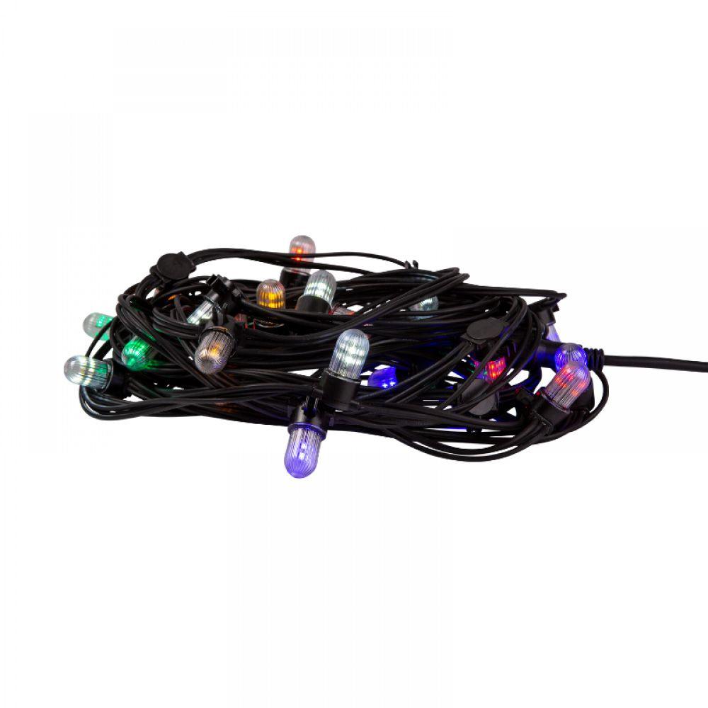 PS230 | lichtsnoer | 10m | zwarte kabel | RYBGW MC