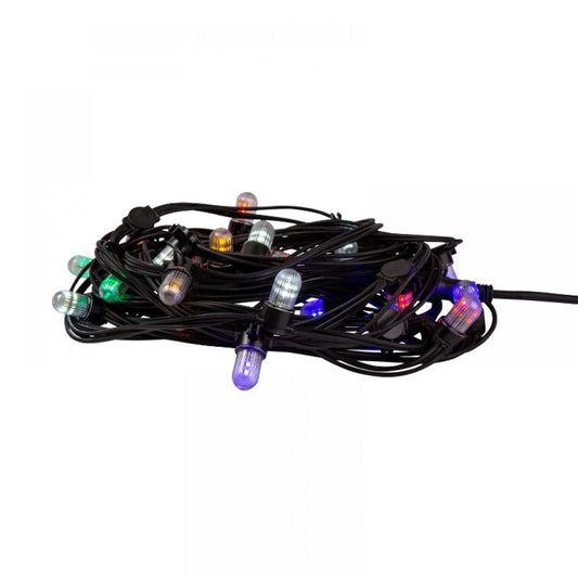 PS230 | lichtsnoer | 10m | zwarte kabel | RYBGW MC