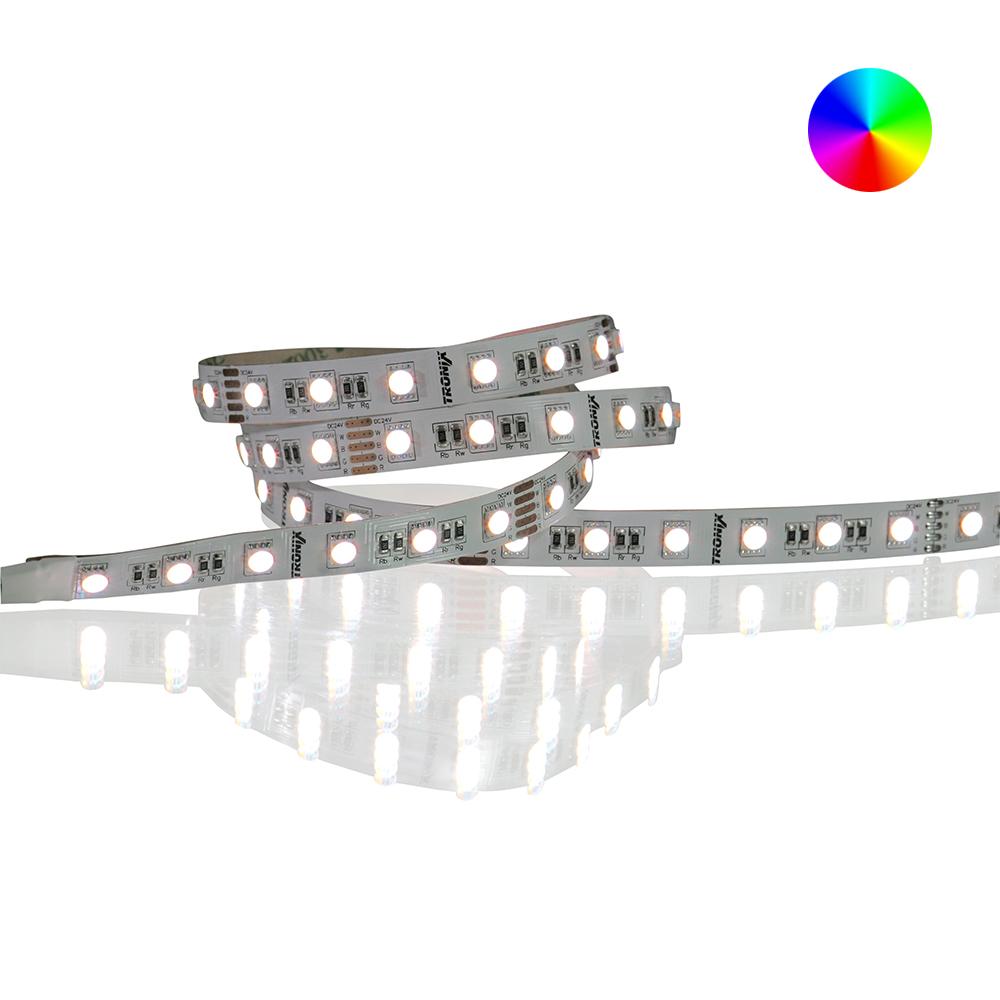 LED strip | 24V | 60LED/m 5050 | 5m | IP20 | RGBW 4in1