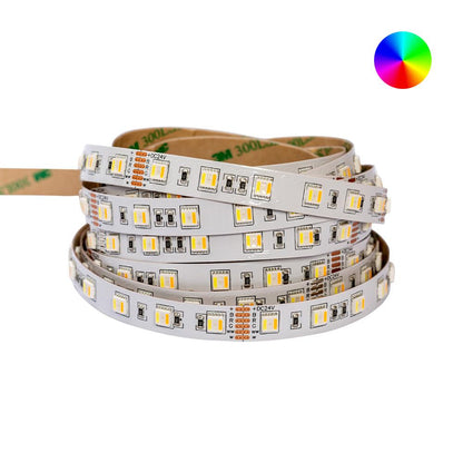 LED strip | 24V | 60LED/m 5050 | 5m | IP20 | RGBTW 5in1