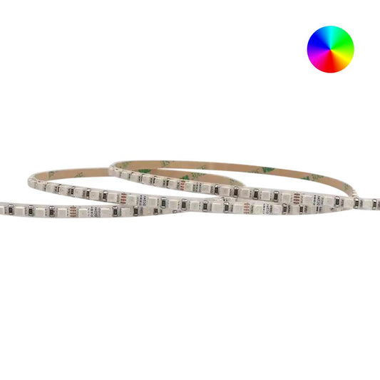 LED strip | 24V | 120LED/m 2835 | 5mm | 5 meter | IP20 | RGB