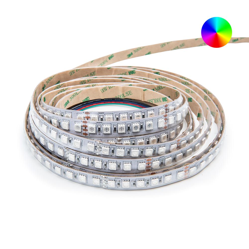 LED strip | 24V | 96LED/m 5050 | 5m | IP20 | RGB
