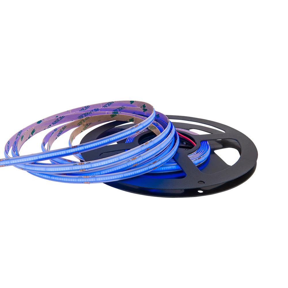 LED strip | COB | 10W/m | IP20 | blauw (455-465nm) | vrij knipbaar