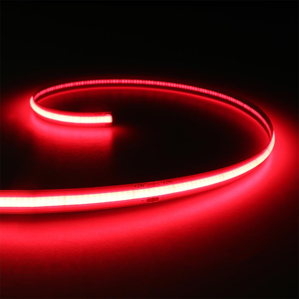 LED strip | COB | 10W/m | IP20 | red (620-630nm) | vrij knipbaar