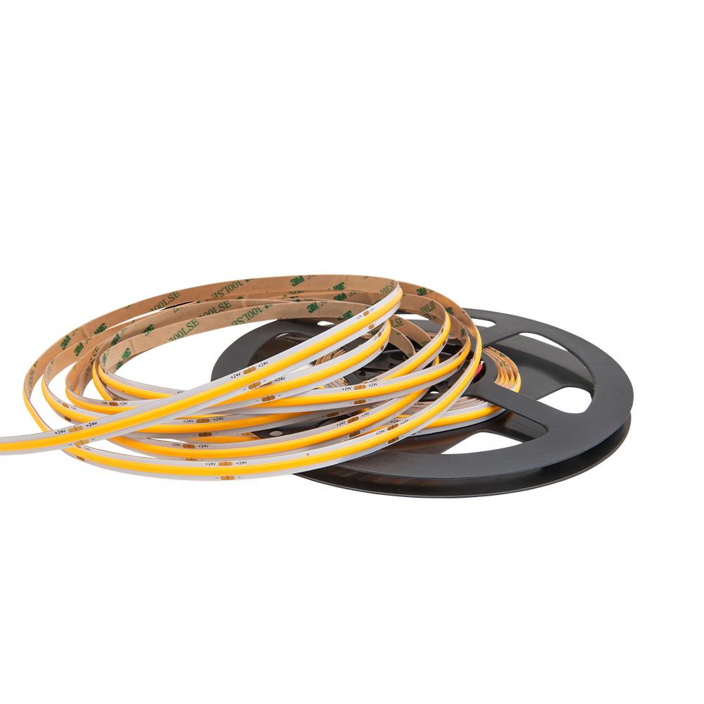 LED strip | COB 480LED/m | 10W/m | IP20 | geel (585-595nm)
