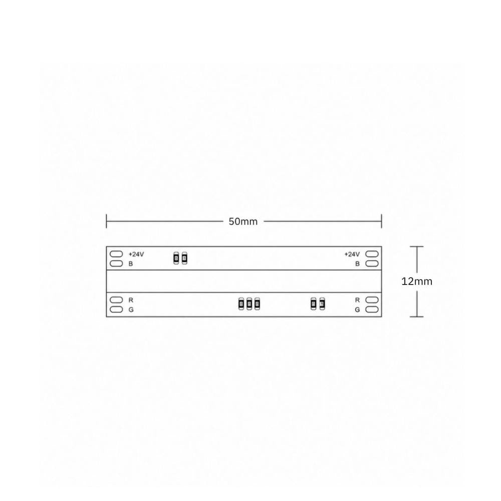LED strip | COB 840LED/m | 16W/m | IP20 | RGBW (2700K)