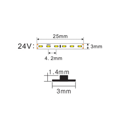 LED strip smal 3mm | 240LED/m 2010 | 5m | IP20