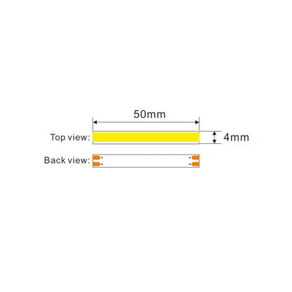 LED strip | COB 480LED/m | 4mm | 5W/m | IP65 | 2700K | CRI90