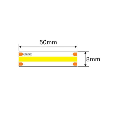 LED strip | COB | 8mm | 15W/m | IP20