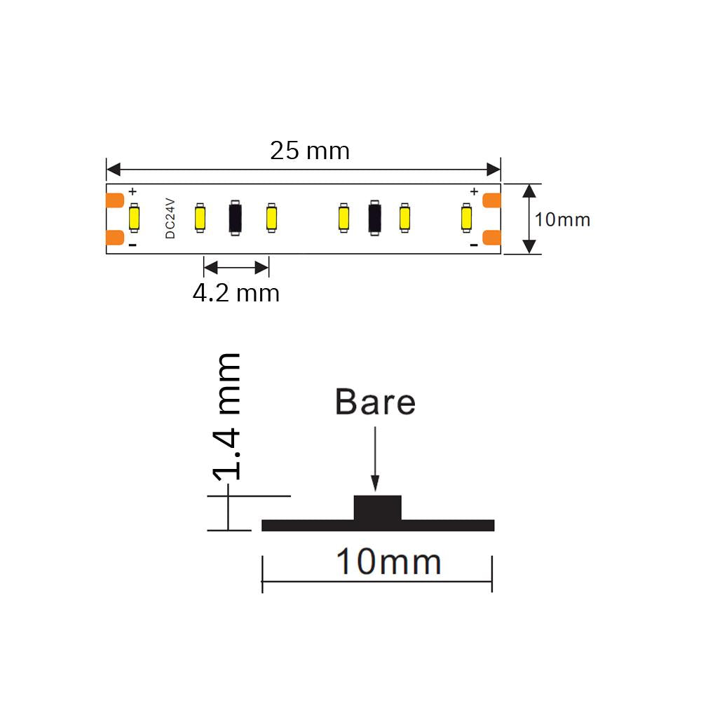 LED strip | 24V | 240LED/m 2010 | 5m | IP20