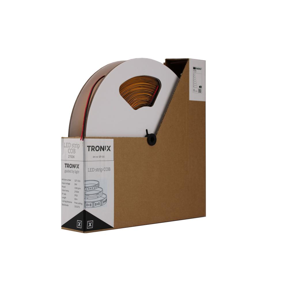 LED strip | COB | 13W/m | 50m | IP20 | 2700K | vrij knipbaar