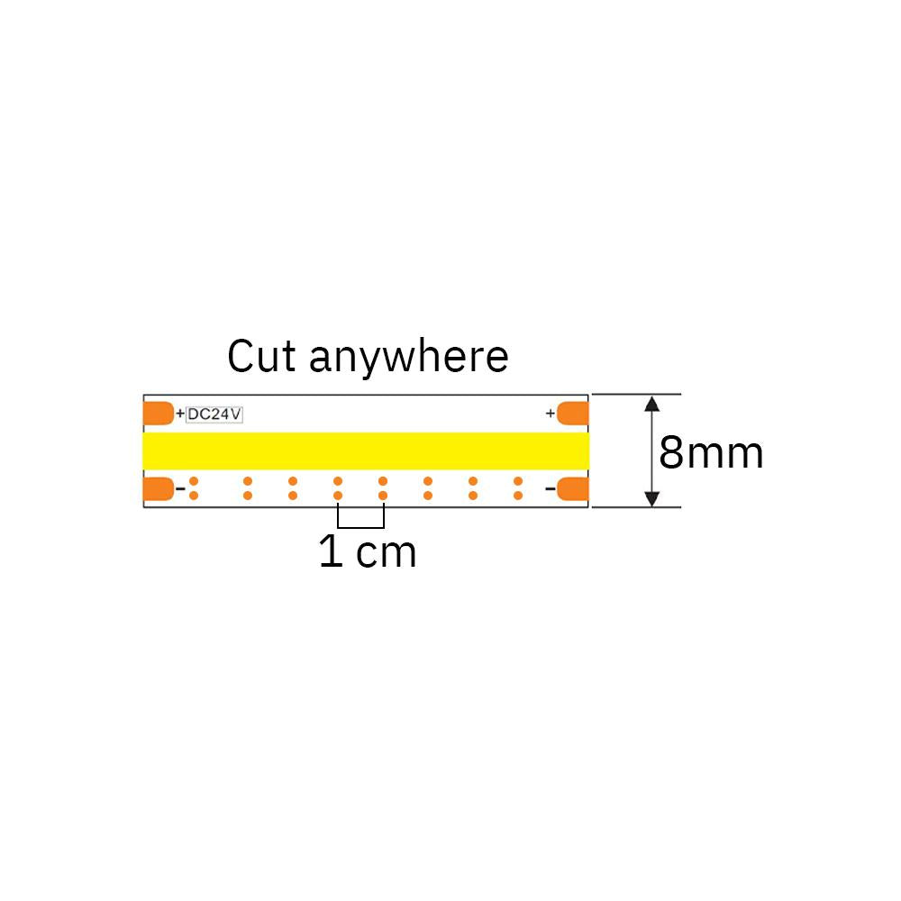 LED strip | COB | 10W/m | 50m | IP20