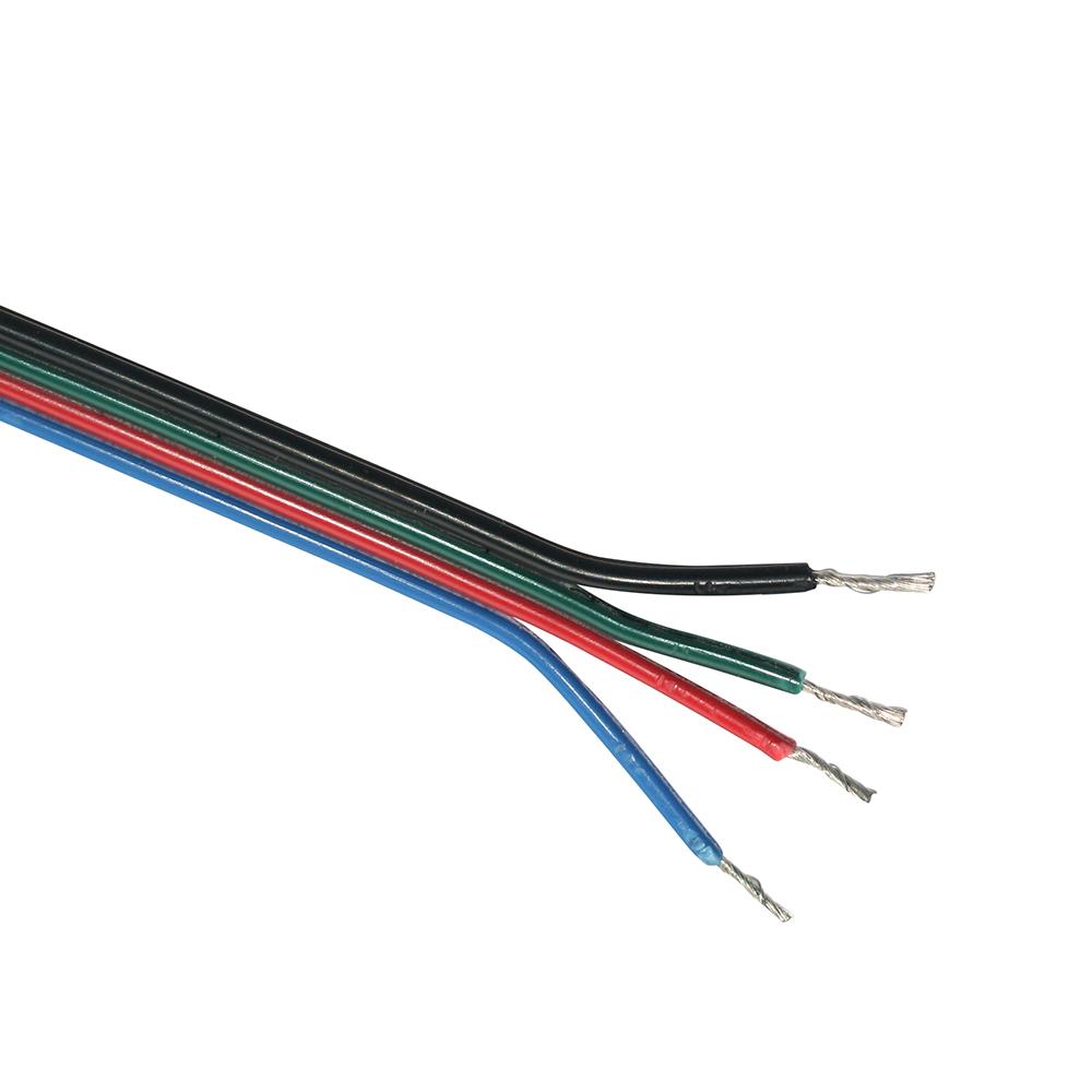 LED strip draad | 4 kernen | per meter